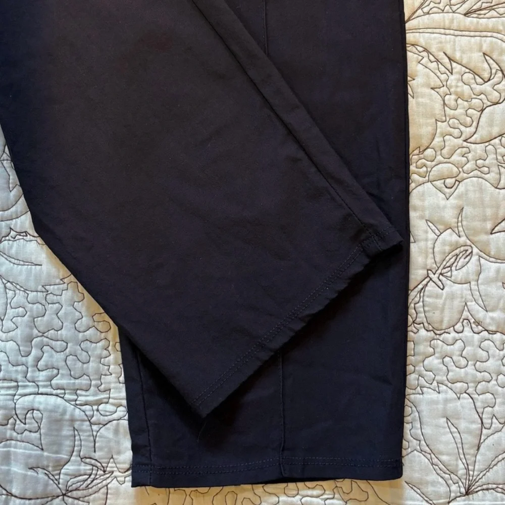 Helmut Lang Wool Blend Ankle Crop Pants Tailored Trousers Front Crease Seam~ 4🧡